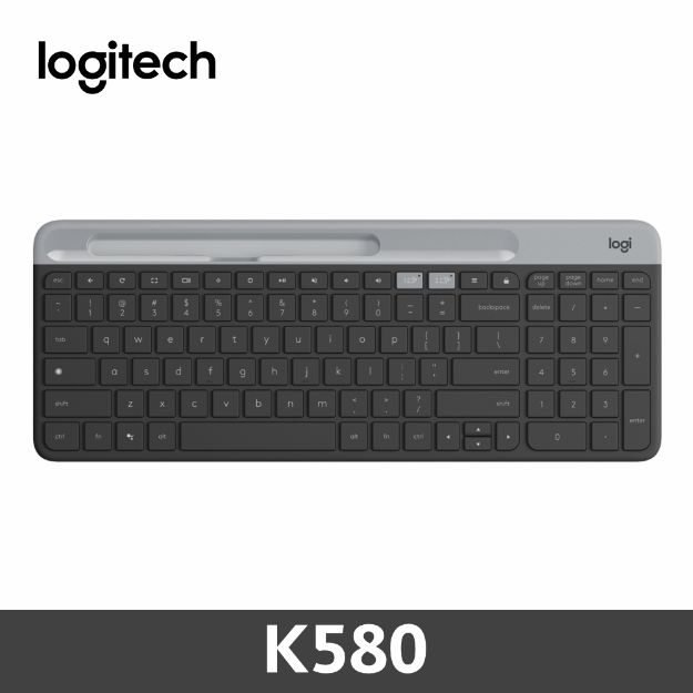 圖片 羅技 K580 超薄跨平台無線藍牙鍵盤◆雙模